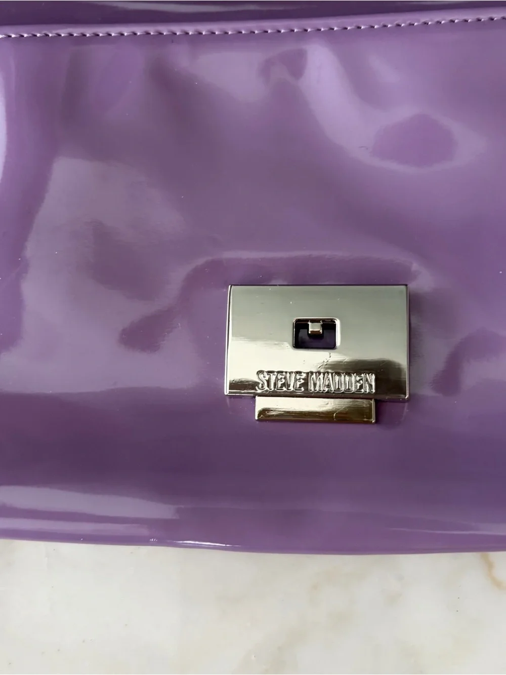 Steve Madden glossy lavender